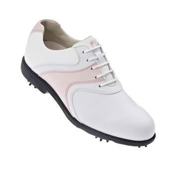 Footjoy Ladies AQL Golf Shoes White/Pink (93050)